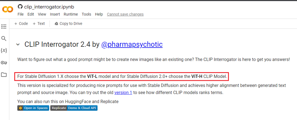CLIP Interrogator Google Colab